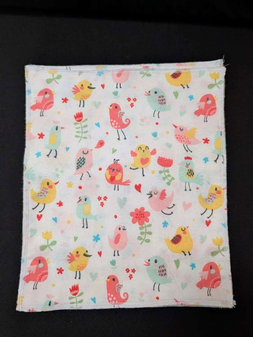 Colorful garden sprinkle reusable paperless towel fabric pattern